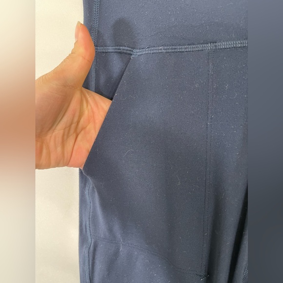 Lululemon Navy Blue Align High Raise Jogger Leggings 26” Cropped Size 2 - Picture 3 of 7